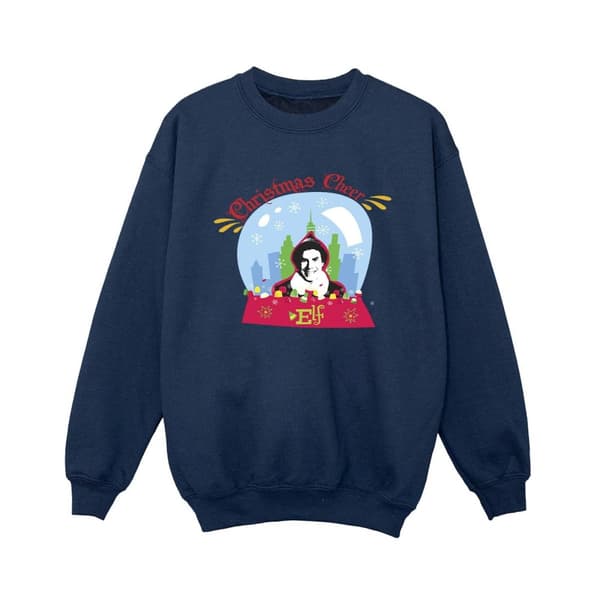 Elf Boys Christmas Snowglobe Sweatshirt
