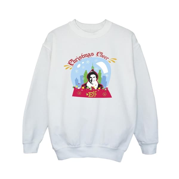 Elf Boys Christmas Snowglobe Sweatshirt