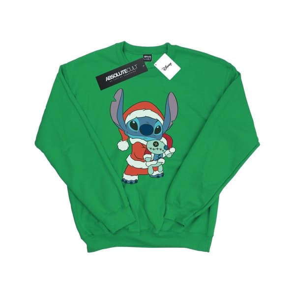 Disney Mens Lilo And Stitch Stitch Christmas Sweatshirt