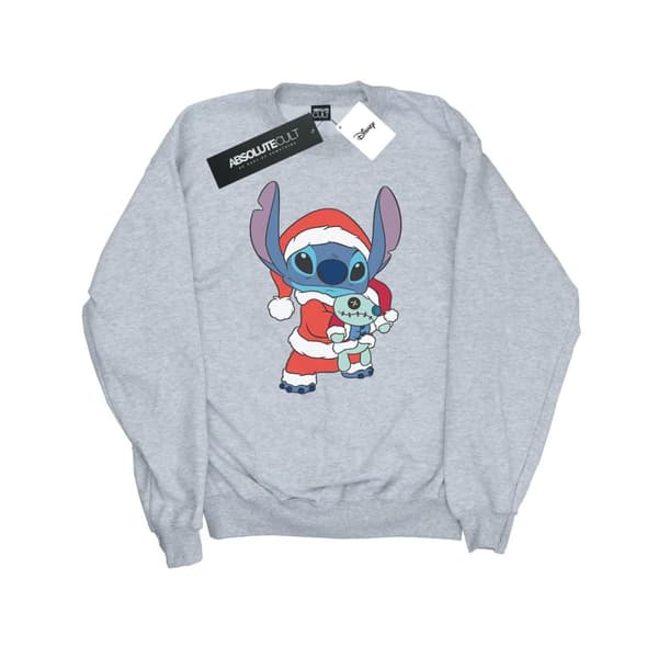 Disney Mens Lilo And Stitch Stitch Christmas Sweatshirt