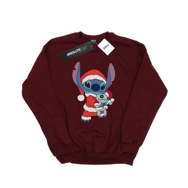 Disney Mens Lilo And Stitch Stitch Christmas Sweatshirt