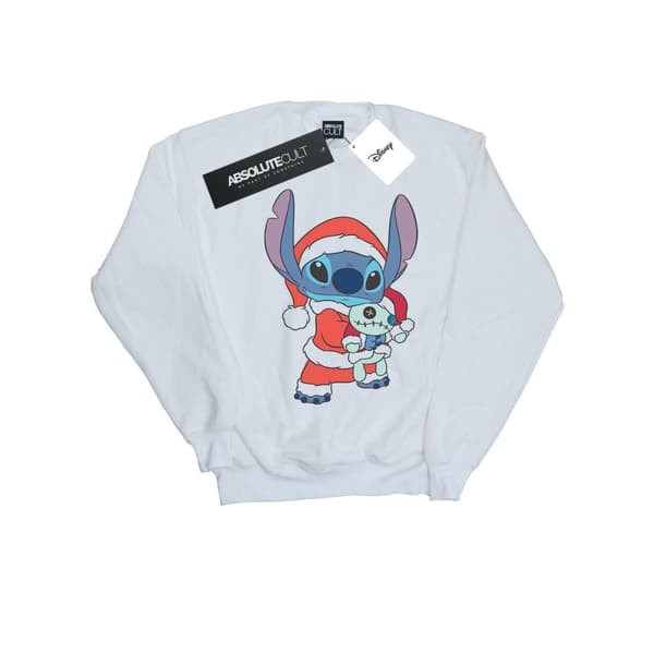 Disney Mens Lilo And Stitch Stitch Christmas Sweatshirt