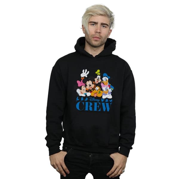 Disney Mens Mickey Mouse Disney Friends Hoodie