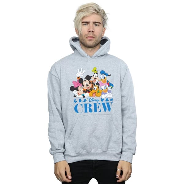 Disney Mens Musse Pigg Disney Friends Hoodie