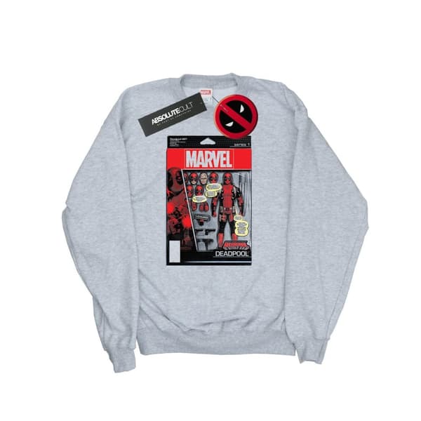 Marvel Womens/Ladies Deadpool Action Figure Sweatshirt