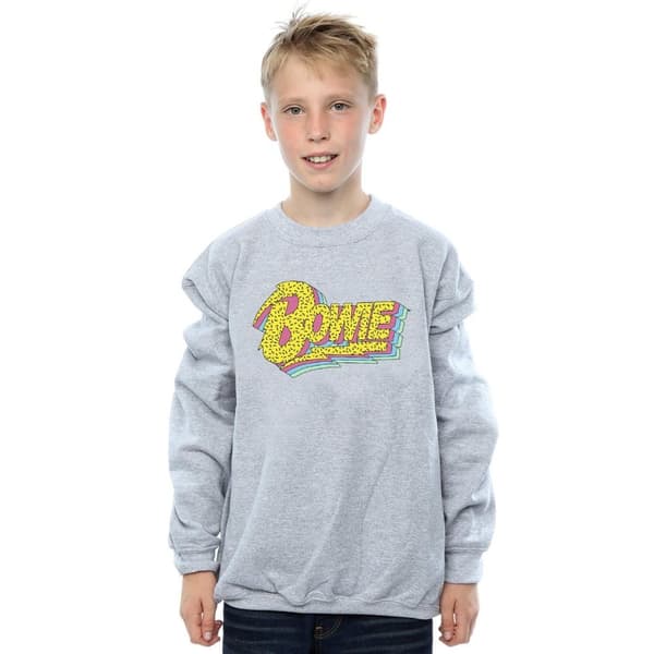 David Bowie Boys Moonlight 90s Logo Sweatshirt
