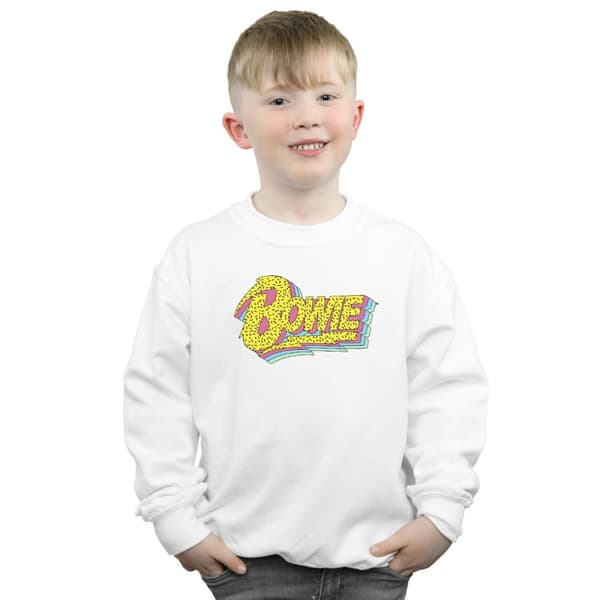 David Bowie Boys Moonlight 90s Logo Sweatshirt
