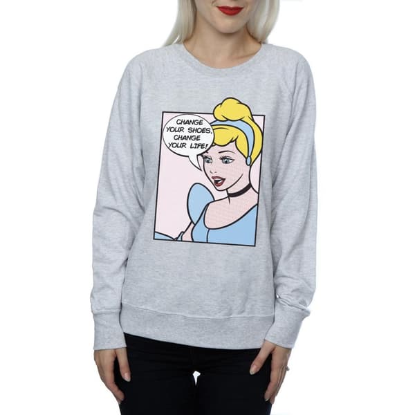 Disney Princess Womens/Ladies Cinderella Pop Art Sweatshirt