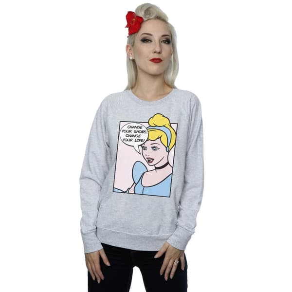 Disney Princess Womens/Ladies Cinderella Pop Art Sweatshirt