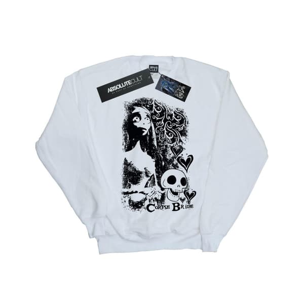 Corpse Bride Girls Skull Logo Sweatshirt
