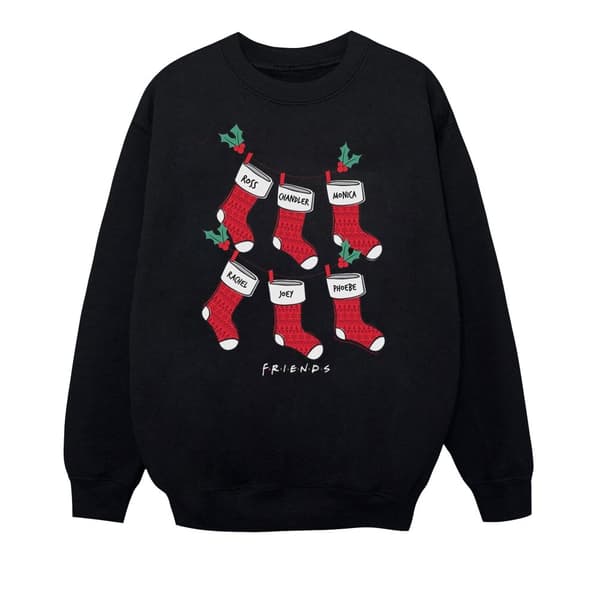Friends Sweatshirt med julstrumpor för flickor