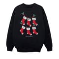 Miniatyrbild 1 av 3: Friends Sweatshirt med julstrumpor för flickor