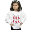 Miniatyrbild 3 av 3: Friends Sweatshirt med julstrumpor för flickor