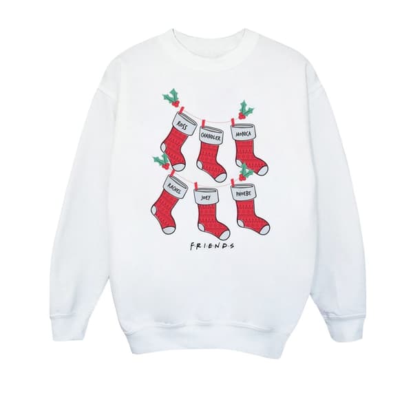 Friends Sweatshirt med julstrumpor för flickor