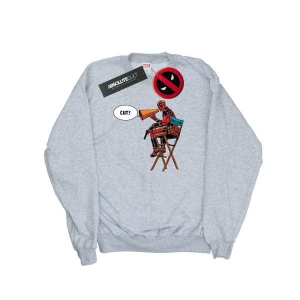 Marvel Dam/Tjej Deadpool Regissörsstolen Sweatshirt