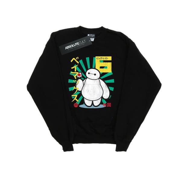 Disney Mens Big Hero 6 Baymax Lollypop Sweatshirt
