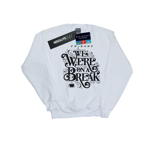 Friends Boys On A Break Ornamental Sweatshirt White 9-11 Years