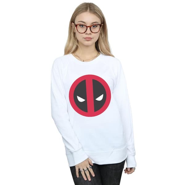 Marvel Womens/Ladies Deadpool Large Clean Logo Sweatshirt