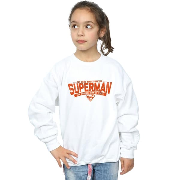 DC Comics Girls Superman My Hero Sweatshirt