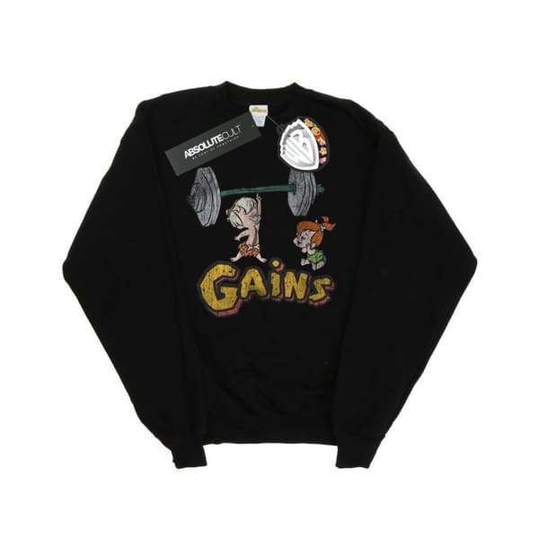 The Flintstones Boys Bam Bam Gains Distressed Sweatshirt