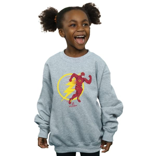 DC Comics Sweatshirt med löparemblem från The Flash för flickor