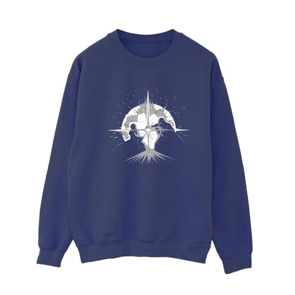 Star Wars Dam/Tjej Obi-Wan Kenobi Saber Silhouette Fight Sweatshirt
