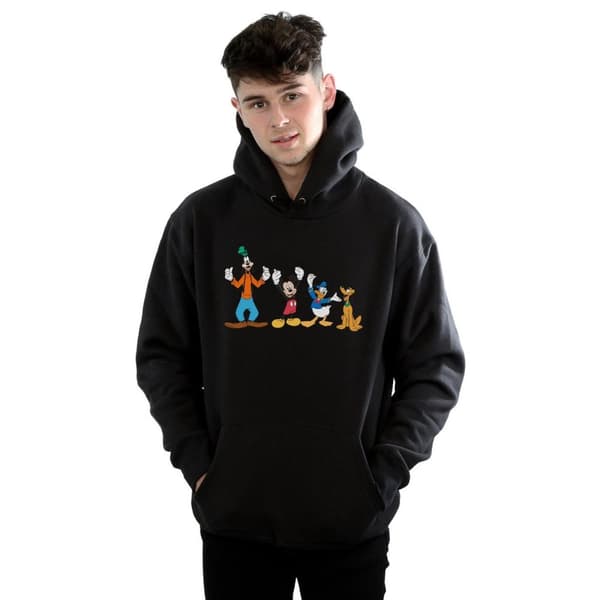 Disney Mens Mickey Mouse Friends Hoodie