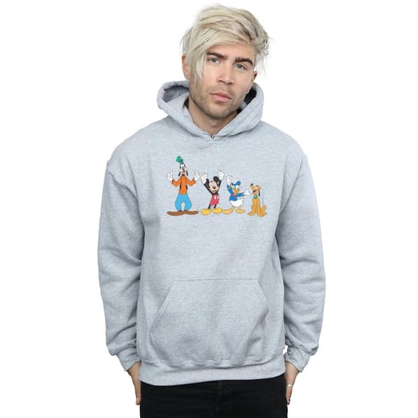Disney Mens Mickey Mouse Friends Hoodie