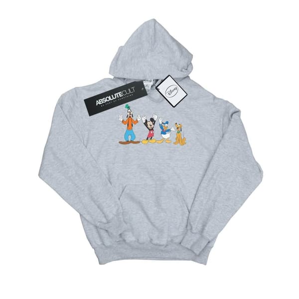 Disney Mens Mickey Mouse Friends Hoodie