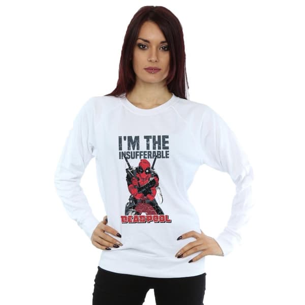 Marvel Dam/Tjej Deadpool I´m The Insufferable Sweatshirt