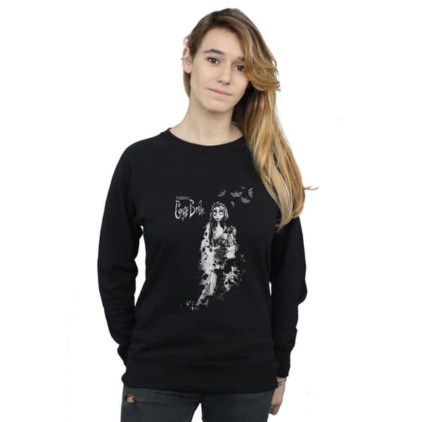 Corpse Bride Dam/kvinnor Distressed Bride Sweatshirt