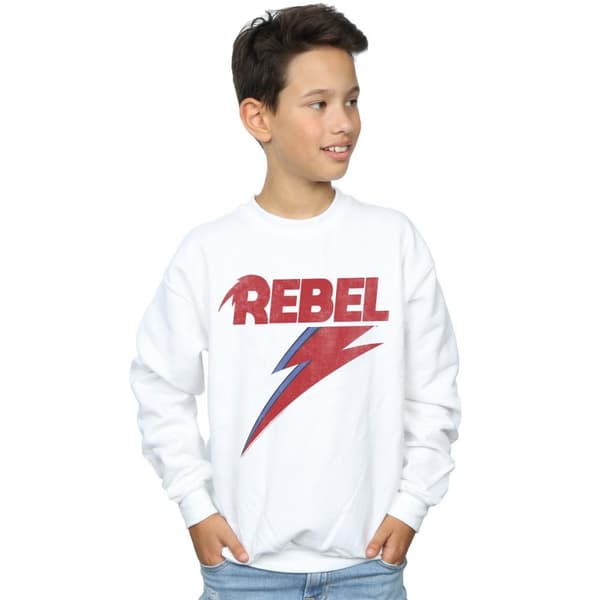 David Bowie Pojkar Distressed Rebel Sweatshirt