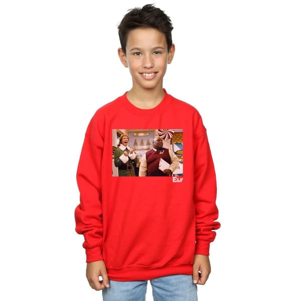 Elf Sweatshirt med julklappar för pojkar