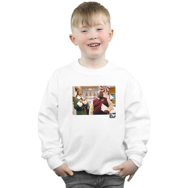 Elf Sweatshirt med julklappar för pojkar