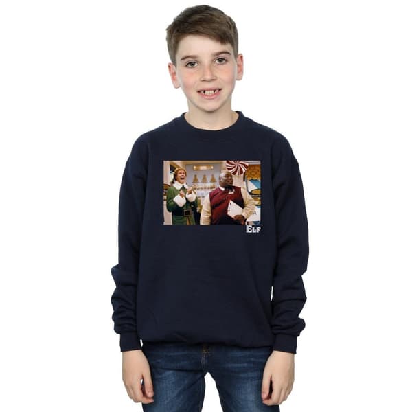 Elf Sweatshirt med julklappar för pojkar