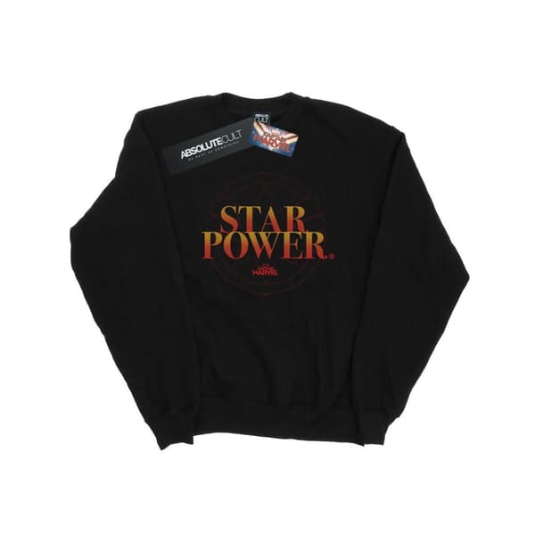 Marvel Girls Captain Marvel Star Power Sweatshirt