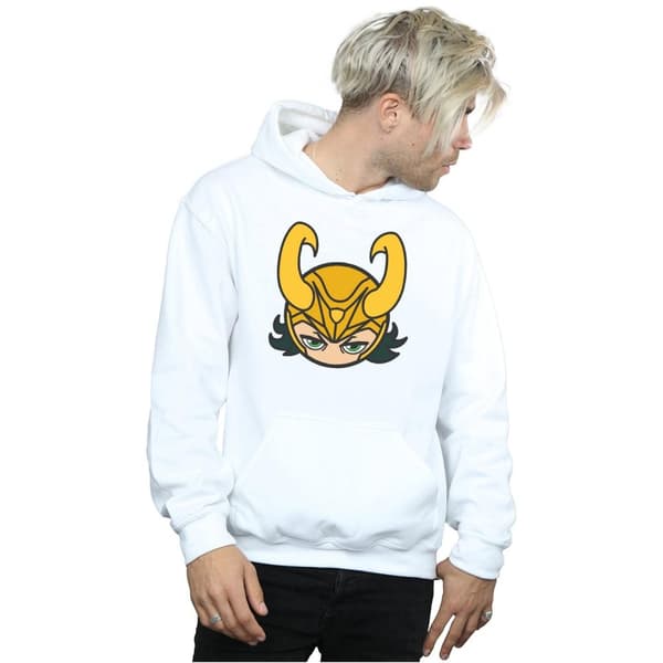 Marvel Mens Loki Close Up Hoodie