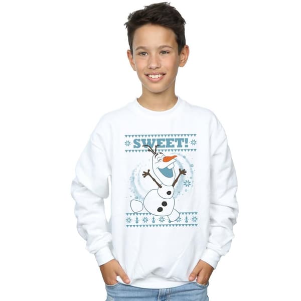 Disney Pojkar Frozen Olaf Sweet Christmas Sweatshirt