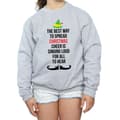 Miniatyrbilde 3 av 5: Elf Girls Christmas Cheer Text Sweatshirt