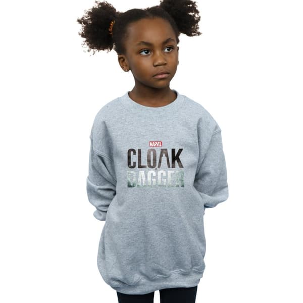 Marvel Sweatshirt med Cloak And Dagger-logotyp för flickor