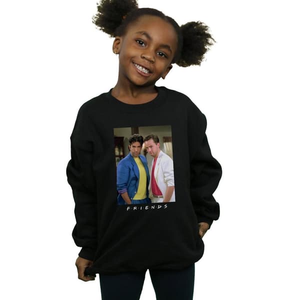 Friends Girls Ross And Chandler College Sweatshirt