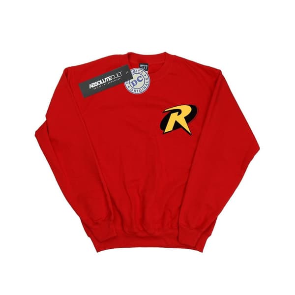 DC Comics Dam/Tjej Batman Robin Logo Sweatshirt