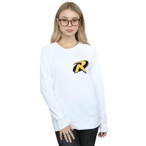 DC Comics Dam/Tjej Batman Robin Logo Sweatshirt