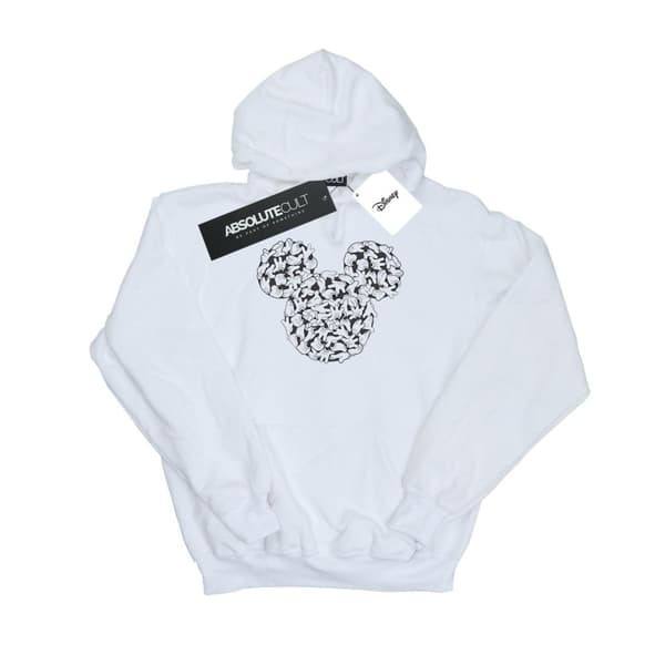 Disney Mens Musse Pigg Head Of Hands Hoodie