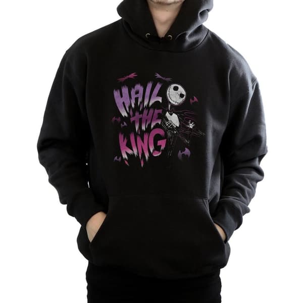Disney Mens Nightmare Before Christmas Hail The King Hoodie
