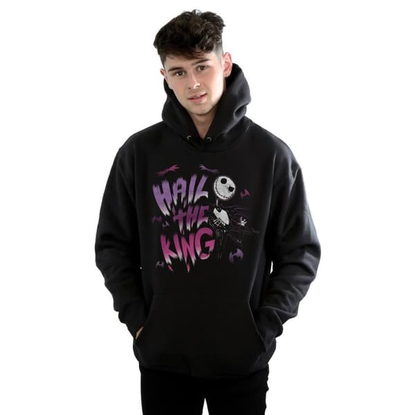 Disney Mens Nightmare Before Christmas Hail The King Hoodie