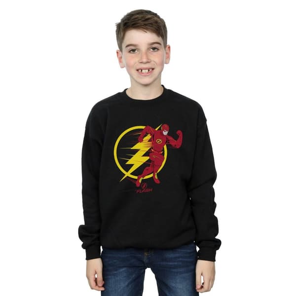 DC Comics Pojkar The Flash - Löparemblem Sweatshirt