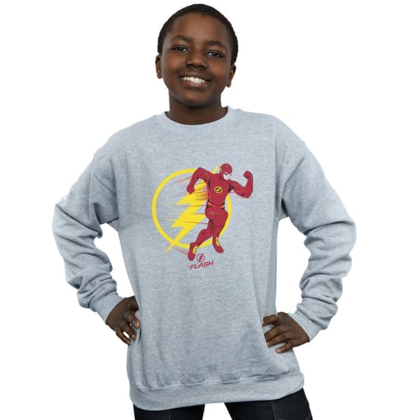 DC Comics Pojkar The Flash - Löparemblem Sweatshirt