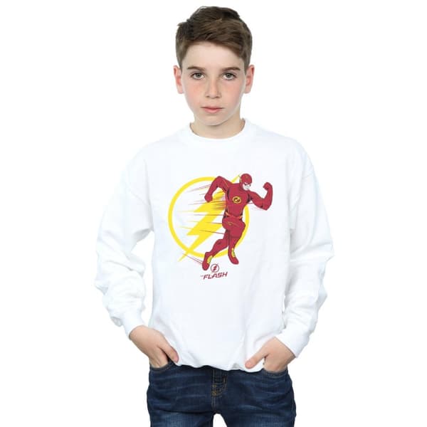 DC Comics Pojkar The Flash - Löparemblem Sweatshirt