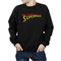Miniatyrbild 3 av 5: DC Comics Pojkar Superman Telescopic Crackle Logo Sweatshirt